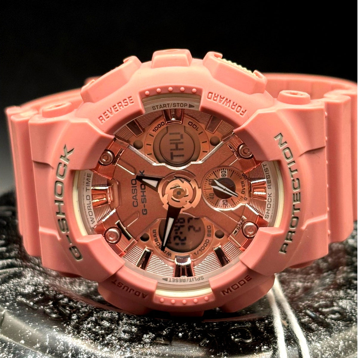 Casio G-Shock GMA-S120DP-4A S-Series Pink Rose Gold Women’s Watch NIB