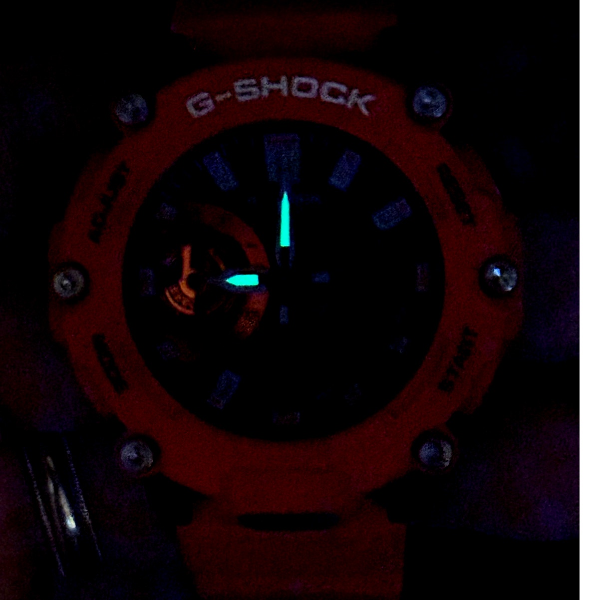 Casio G-Shock GA-2200M-4A Carbon Core Guard Orange Analog Digital Watch