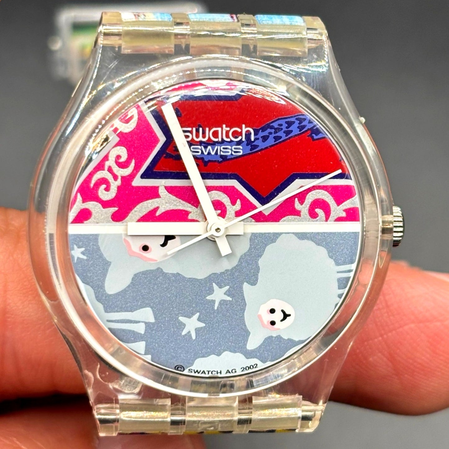 Swatch GZ177 Lots Of Swatch 2002 Club Special Gent Unisex Watch NIB Vintage