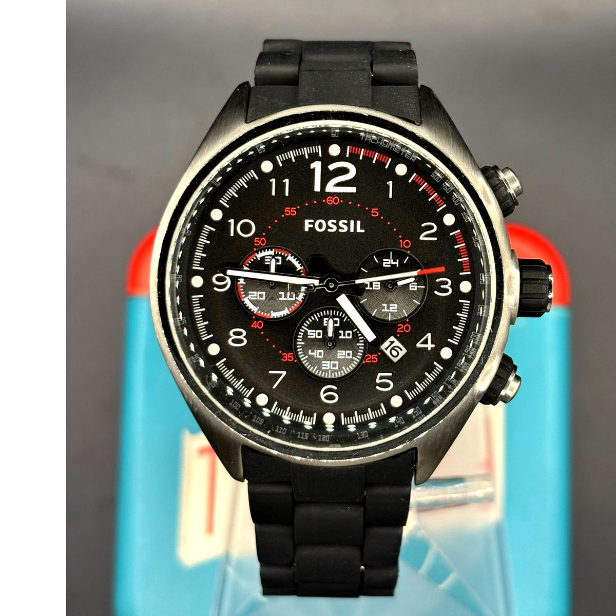 Fossil Flight CH2697 Chronograph Black Dial 46mm Men’s Watch