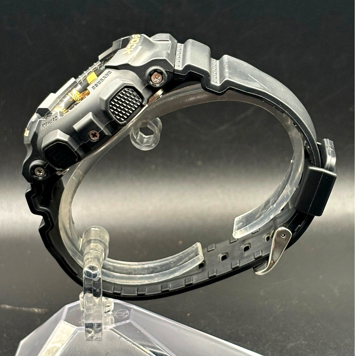 Casio G-Shock GMA-S140M-1A Black Gold Analog Digital 200M Women's Watch NIB