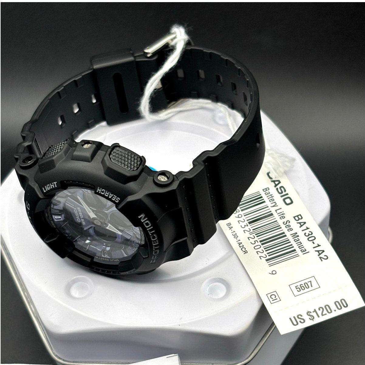 Casio Baby-G BA130-1A2 Metallic Blue Black Analog Digital Women's 43MM Watch NIB