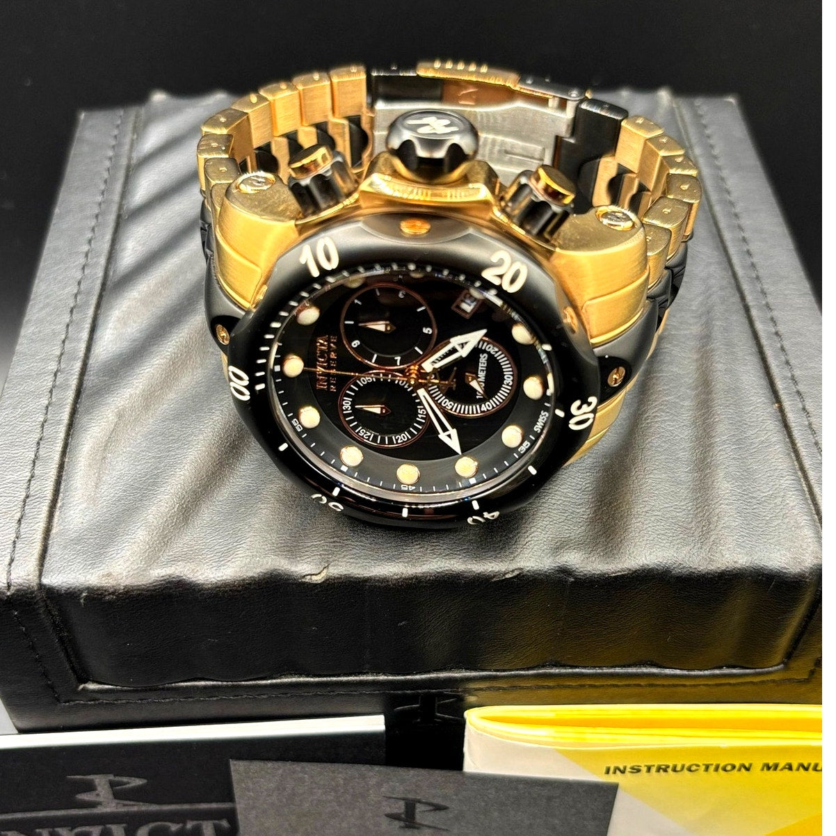 Invicta Reserve Venom 5728 Chronograph Swiss Made 53mm 18K Rose Gold Men’s Watch