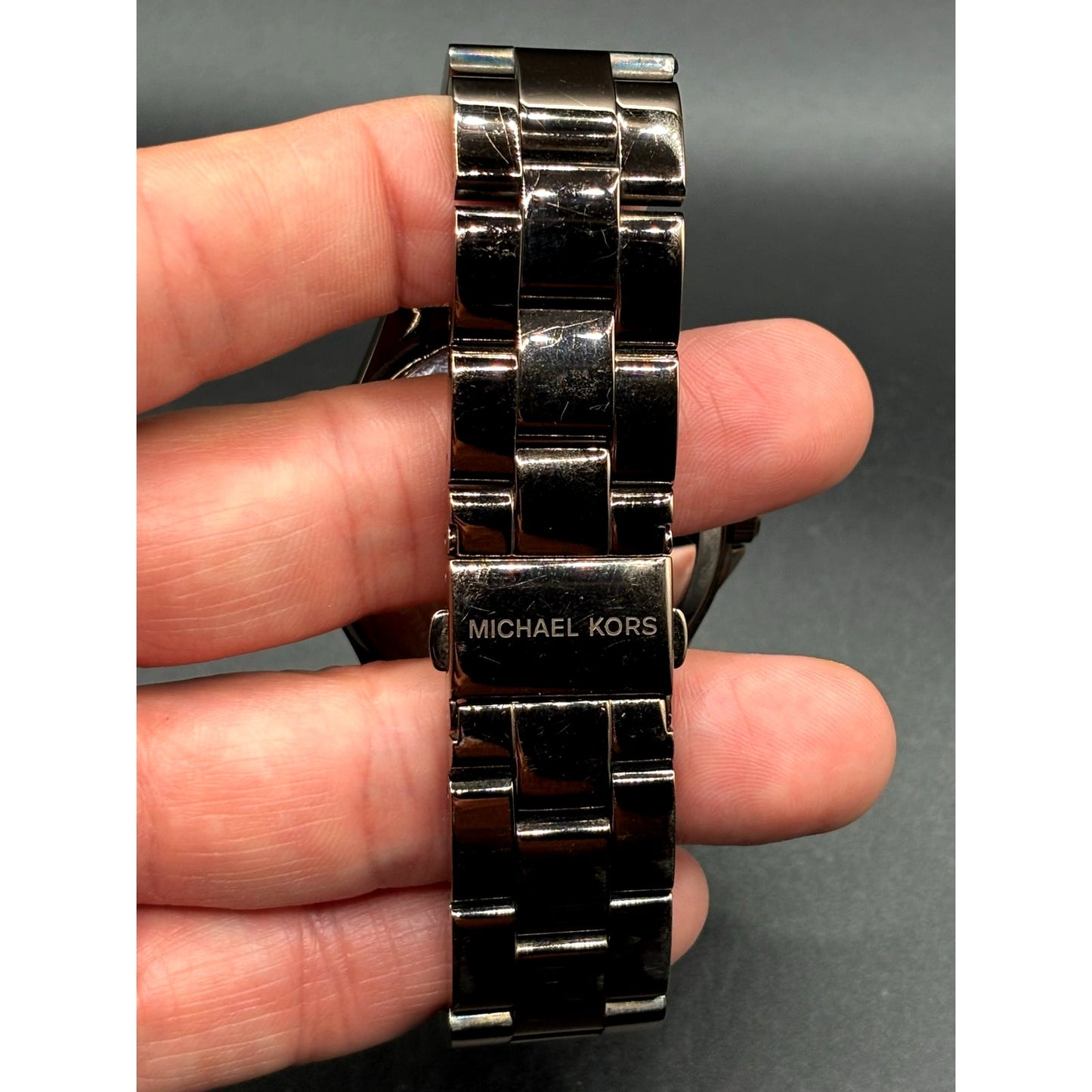 Michael Kors Madison Glitz MK5640 Espresso Brown Crystal Women’s Watch