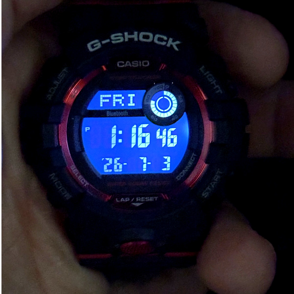 Casio G-Shock Move GBD800-1 Bluetooth Step Tracker Fitness Watch