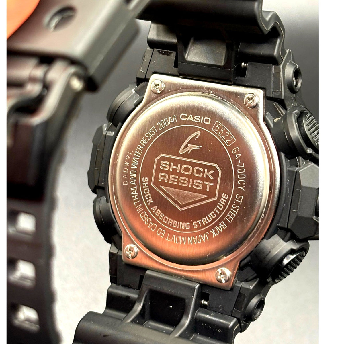 Casio G-Shock GA-700CY-1A Caution Yellow Black Analog Digital Men’s Watch