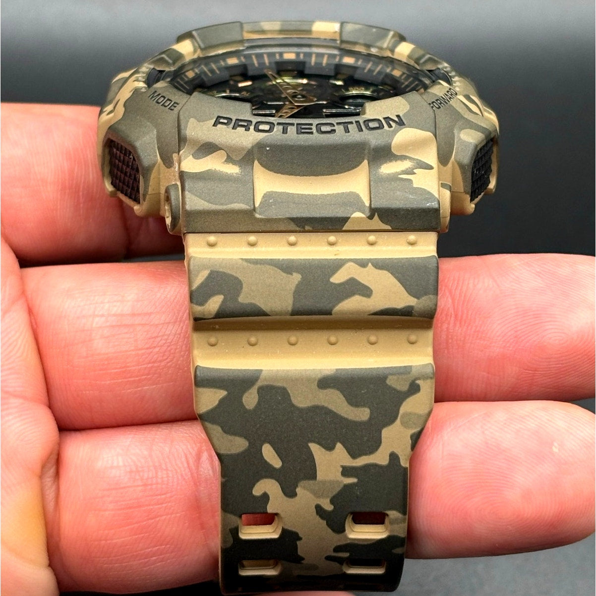 Casio G-Shock GA100CM-5A Camouflage Military Analog Digital Watch NIB