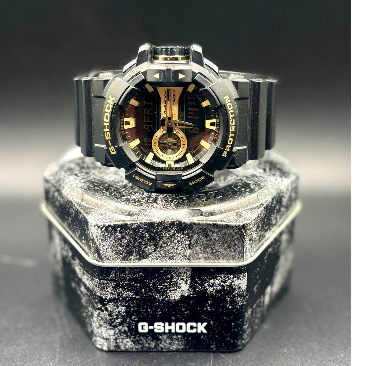 Casio G-Shock GA-400GB-1A9 Black Gold Analog Digital Men’s Watch 55mm