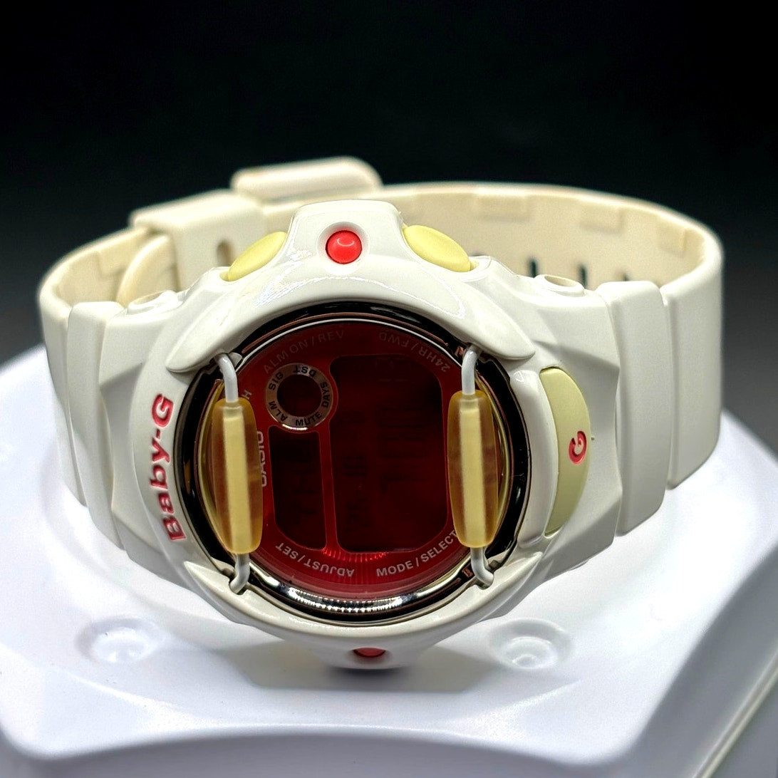 Casio Baby-G BG169R-7D White Pink Digital 200M Women’s Watch