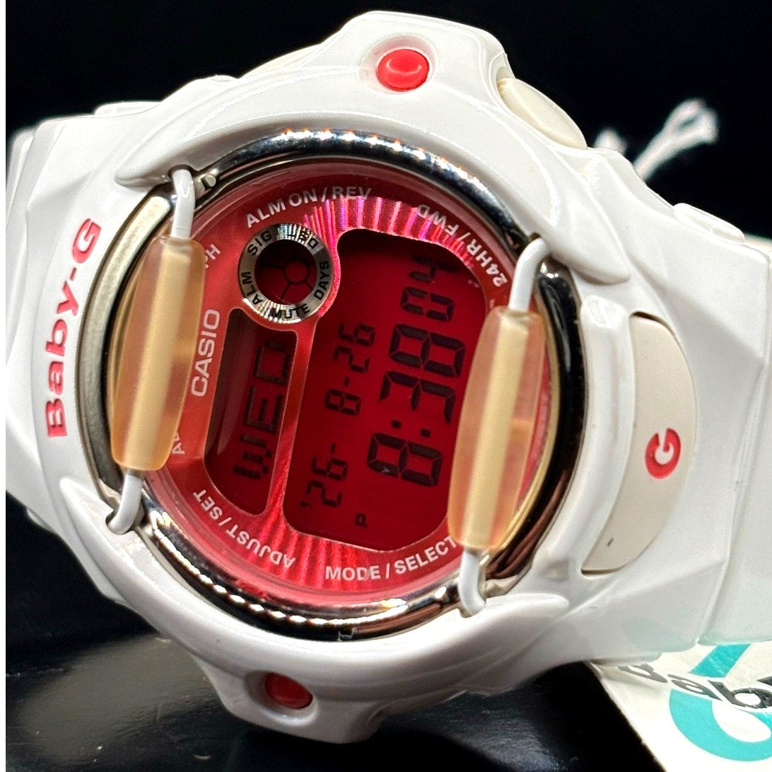Casio Baby-G BG169R-7D White Pink Digital 200M Women’s Watch NWT