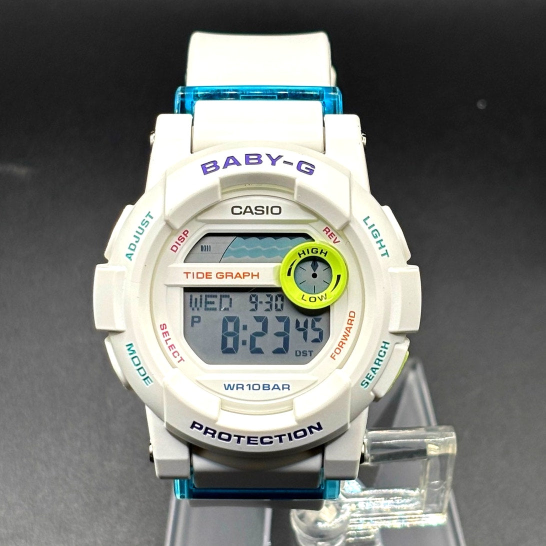 Casio Baby-G G-Lide BGD-180FB-7 White Tide Graph Digital Watch 100M
