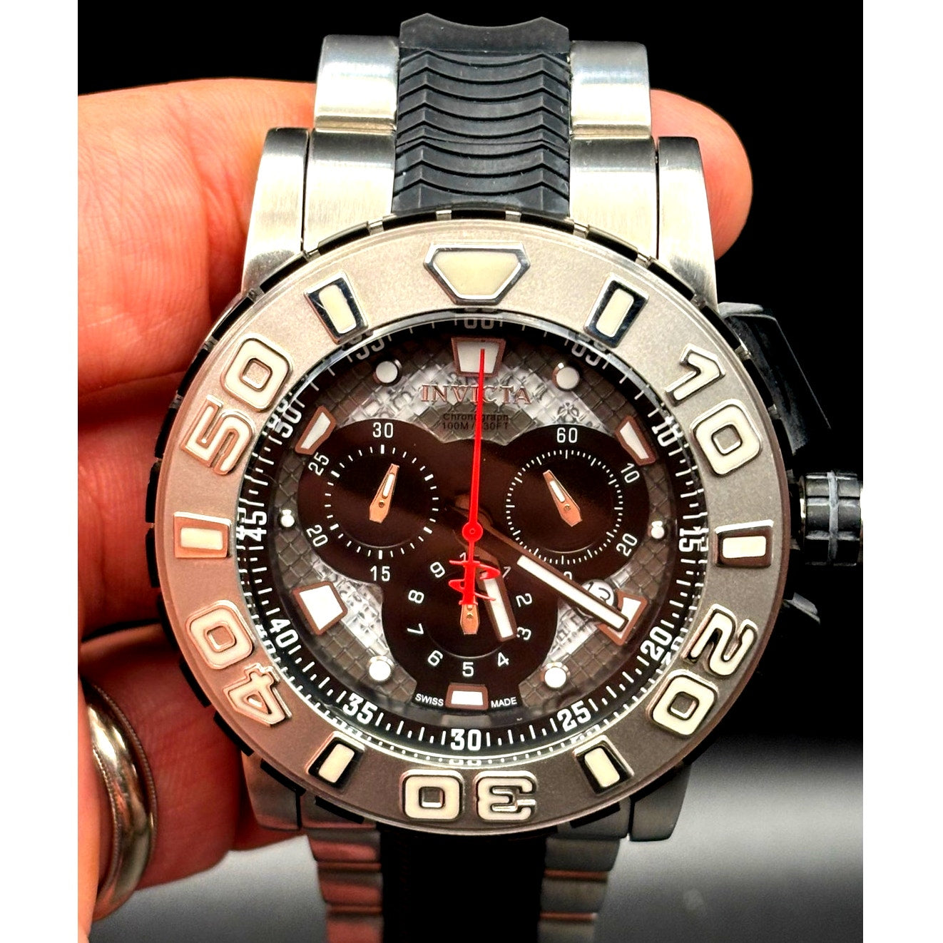 Invicta Reserve Ocean Hawk 6310 Swiss Stainless Steel Chronograph Watch