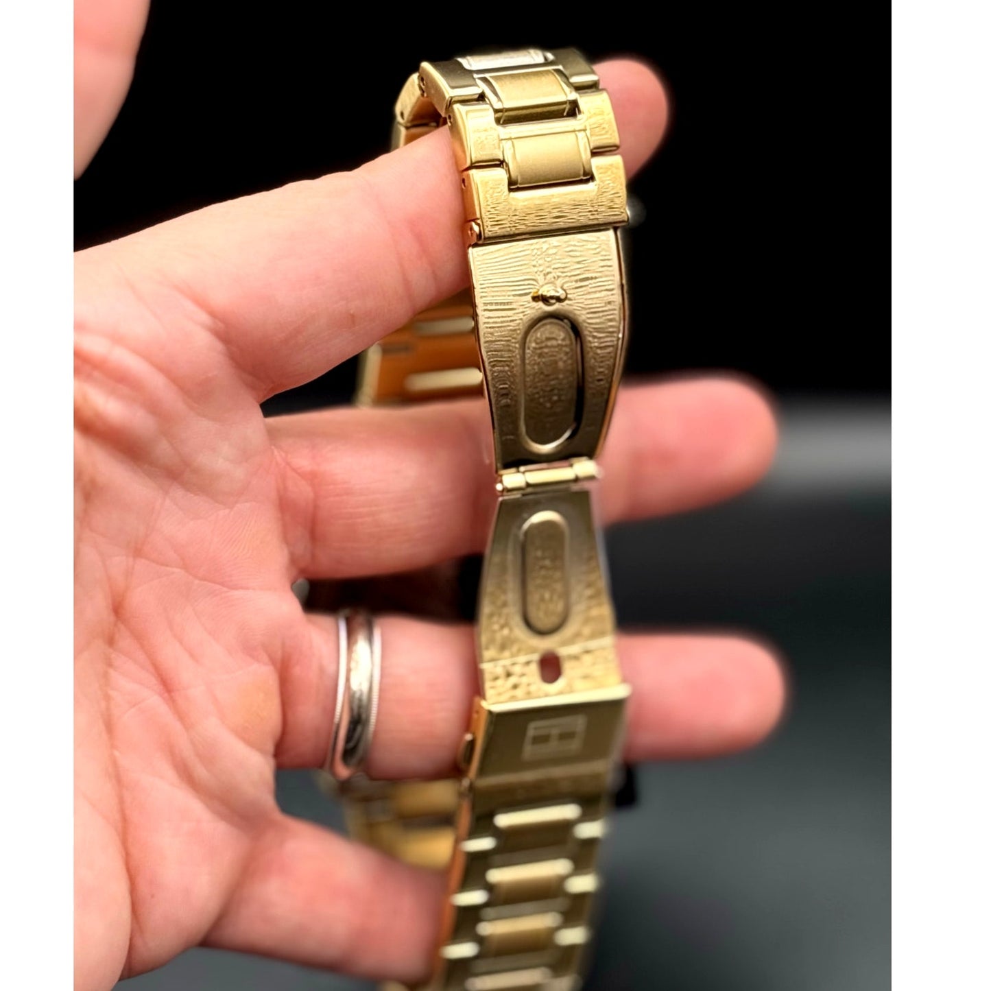 Tommy Hilfiger Luca 1710511 Men’s Multifunction Gold Tone Black Dial Watch NIBWT