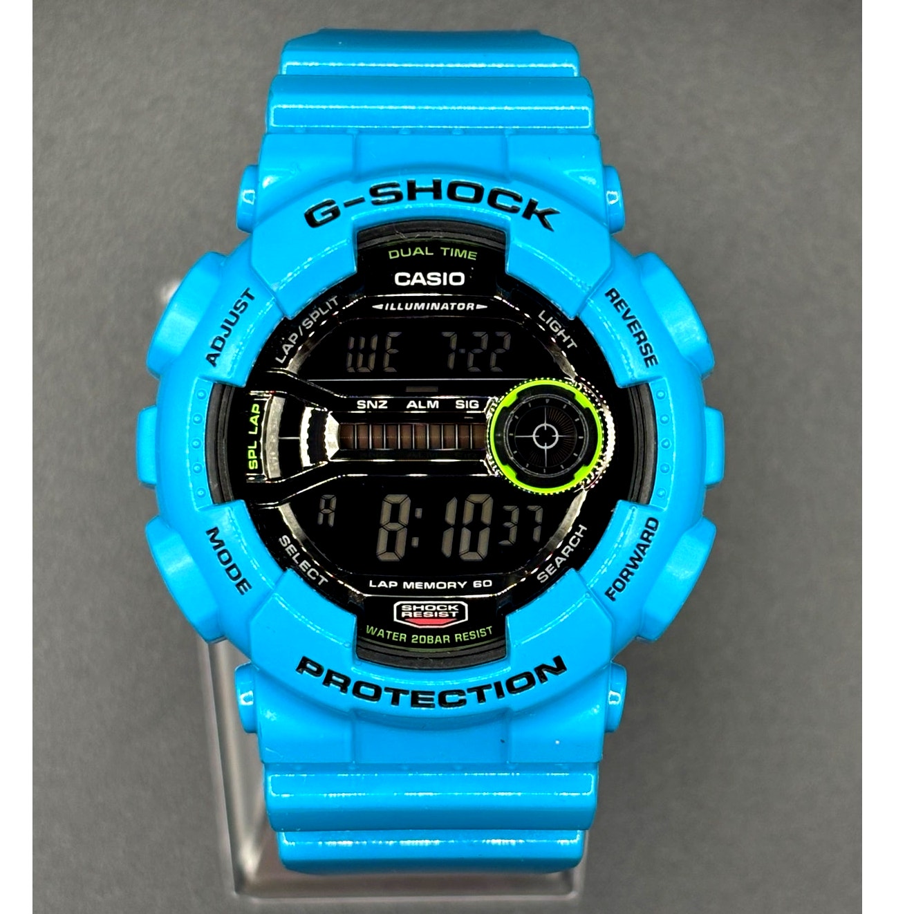 Casio G-Shock GD-110-2 Azure Blue Digital 200M Men's Watch NIB