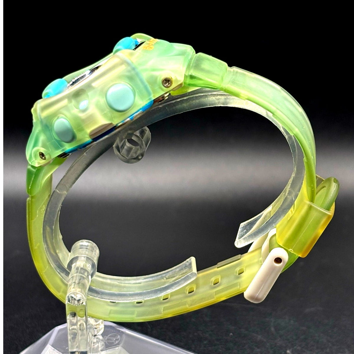 Casio Baby-G BG-169R Lime Green Translucent Digital Data Bank 200M Womens Watch