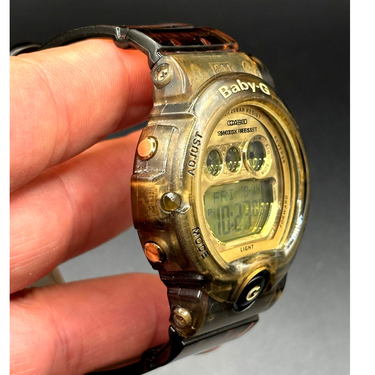 Casio Baby-G BG6901-8 Smoke Gold Digital 200M Vintage Watch