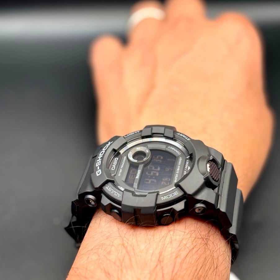 Casio G-Shock Move GBD800-1B Bluetooth Step Tracker World Time Men's Watch NIBWT