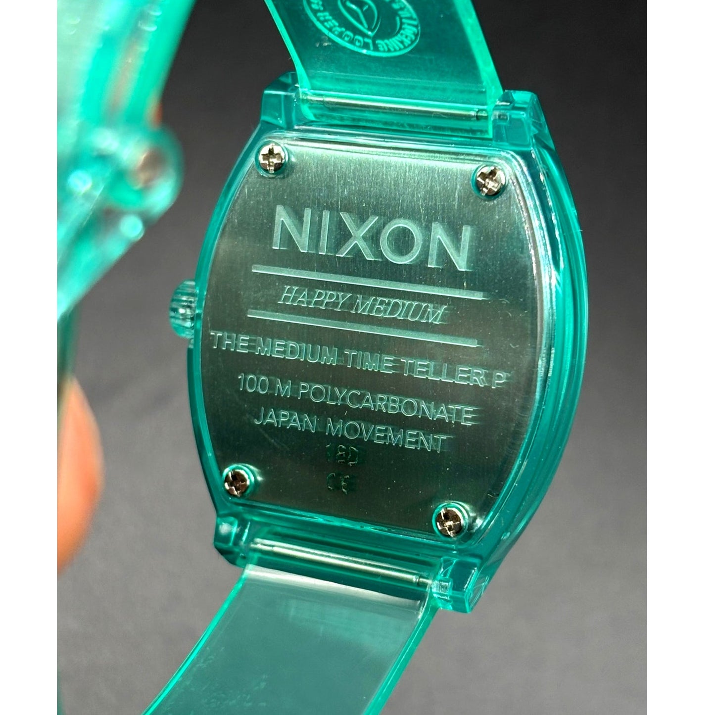 Nixon Medium Time Teller P A1215-309 Turquoise 31mm Watch NIBWT