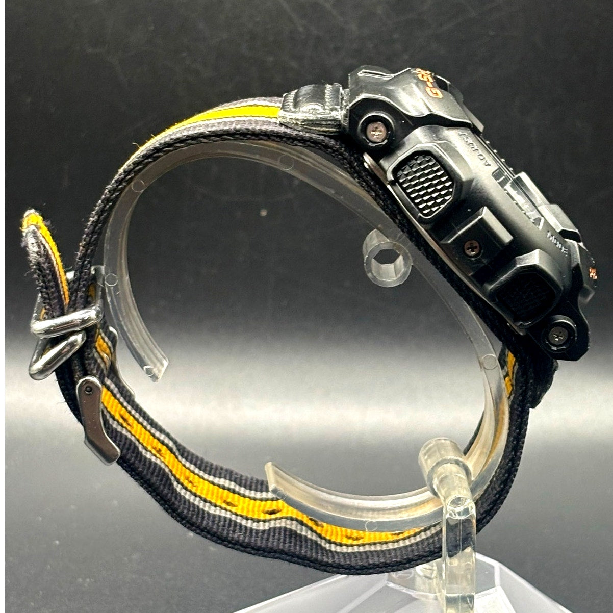 Casio G-Shock GA100MC-1A4 Military Color Black Gold  Nylon Cloth Men's Watch