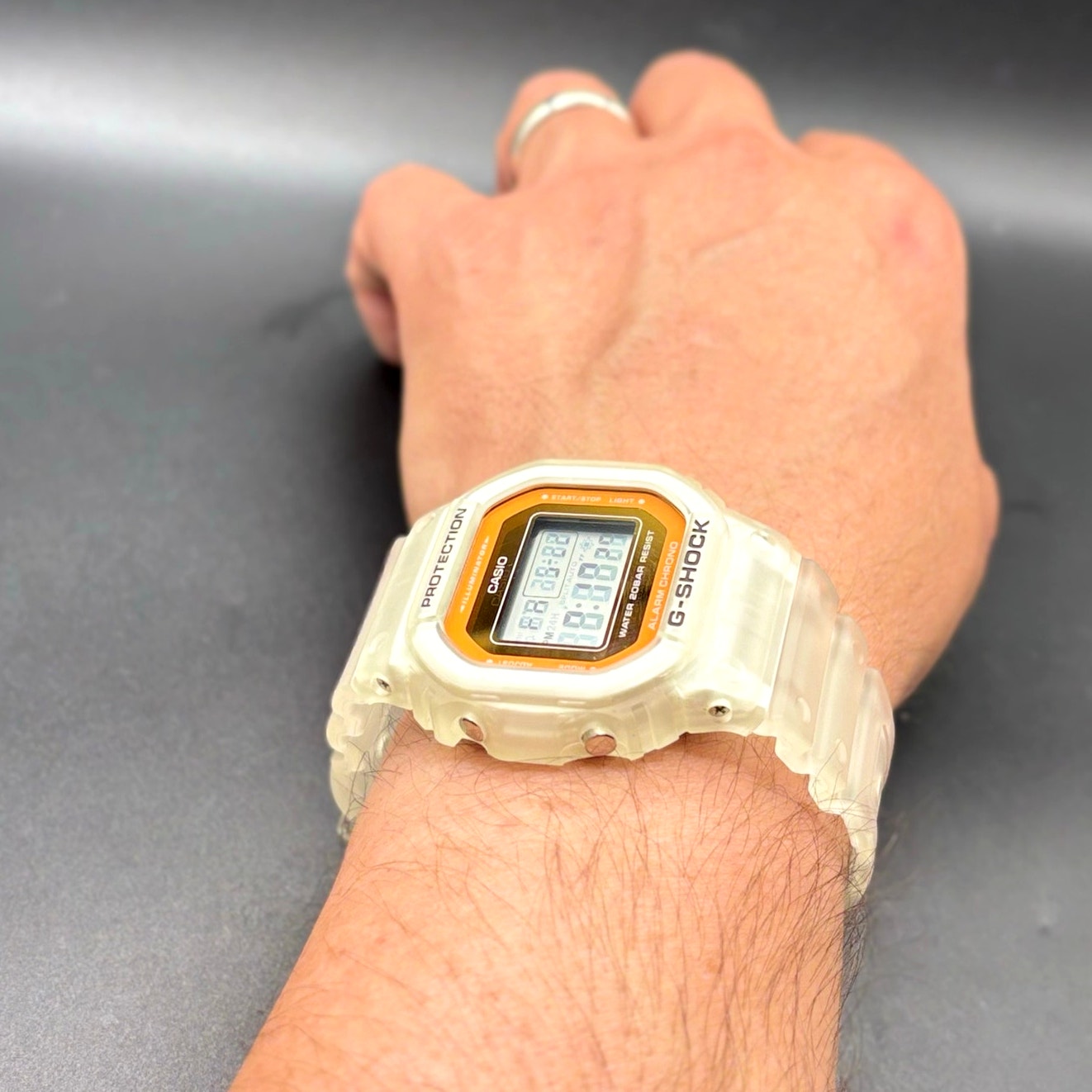 Casio G-Shock DW-5600LS-7 Color Skeleton Series Digital Translucent Watch NIB
