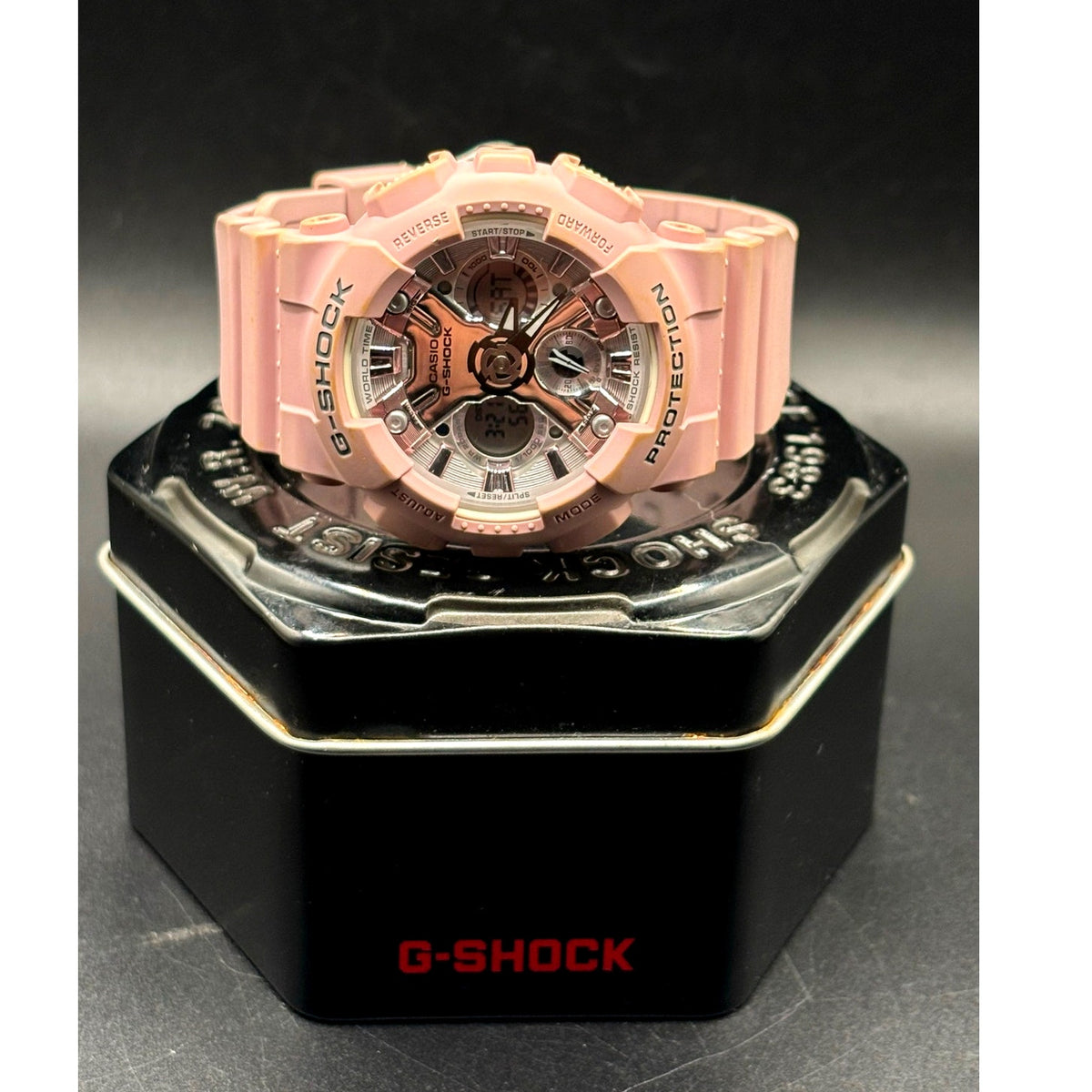 Casio G-Shock GMA-S120NP-4A Neo Punk Pink Analog Digital Women’s Watch