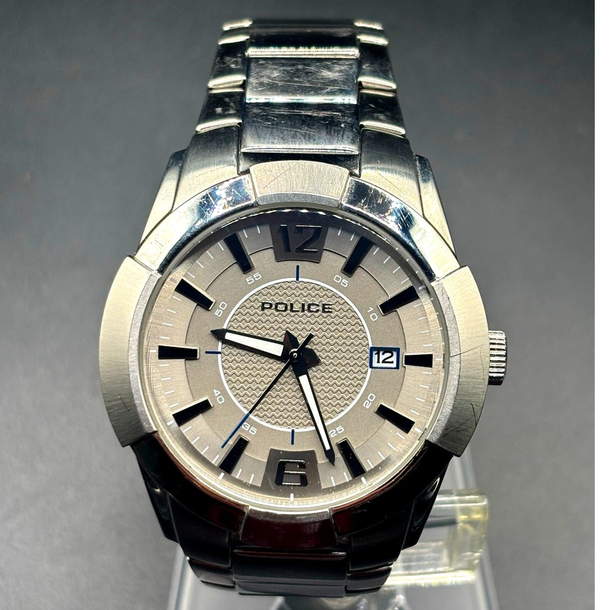 Police Sincere 12547J Silver Men's Watch 44mm