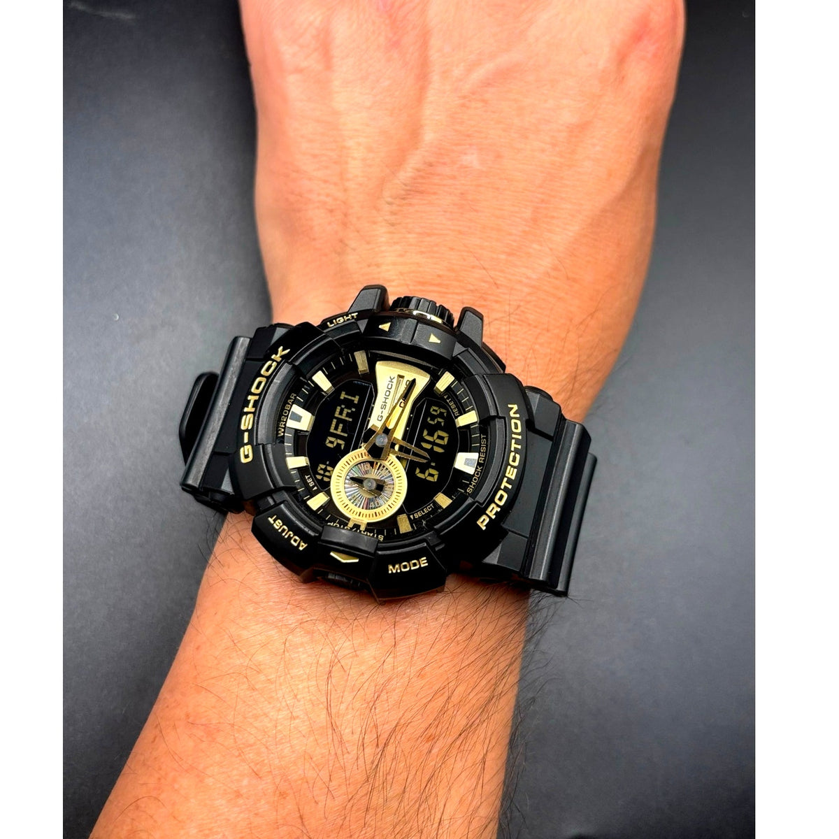 Casio G-Shock GA-400GB-1A9 Black Gold Analog Digital Men’s Watch 55mm