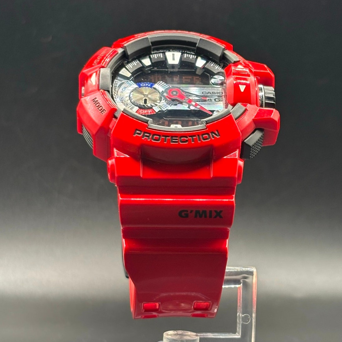 Casio G-Shock GBA-400-4A G’MIX Bluetooth Red Analog Digital Men’s Watch