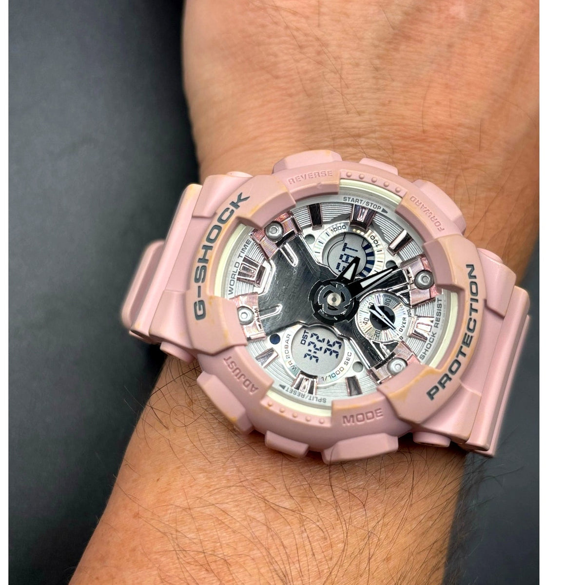 Casio G-Shock GMA-S120NP-4A Neo Punk Pink Analog Digital Women’s Watch