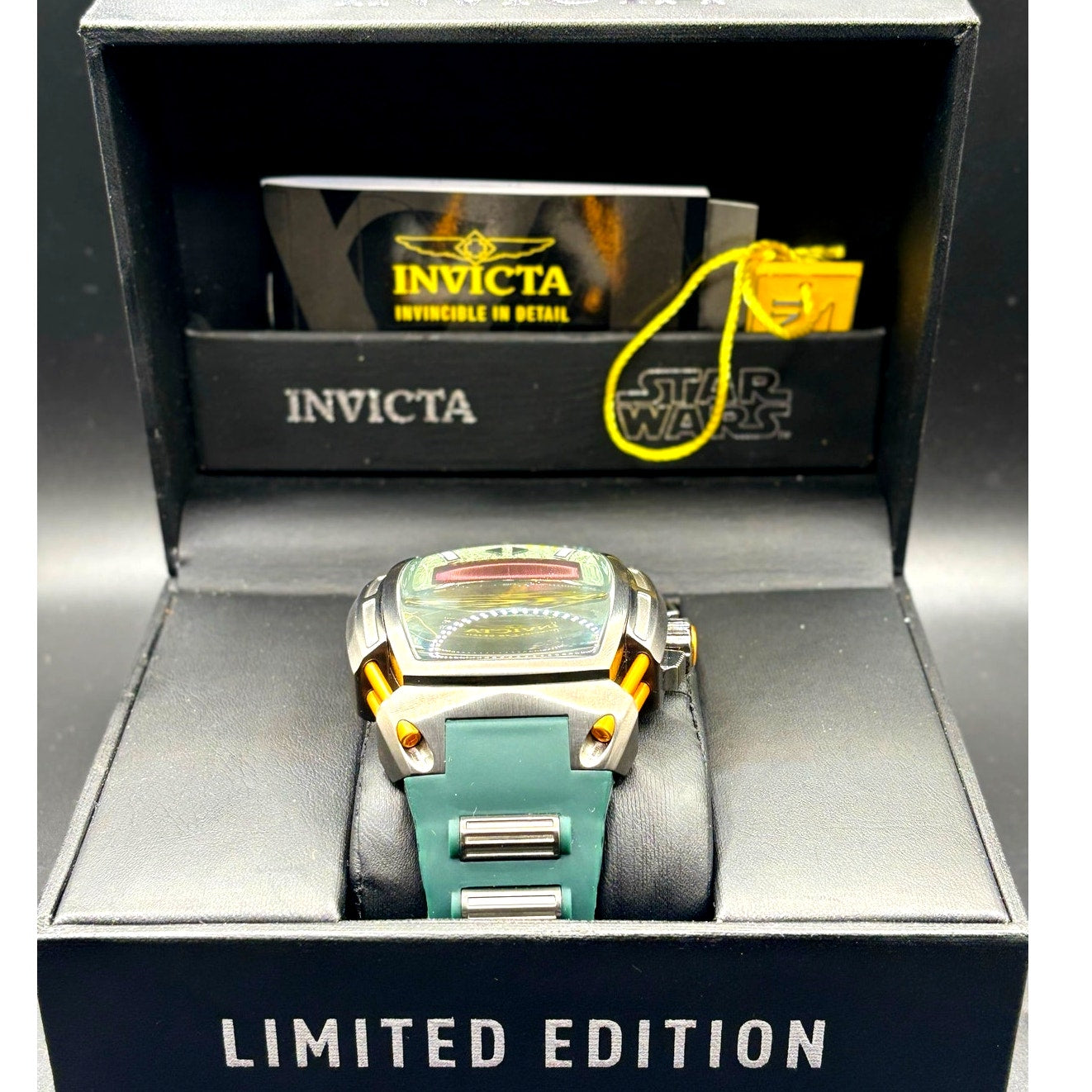 Invicta Star Wars Boba Fett Diablo 37435 LE Chronograph 53mm Watch  NIB