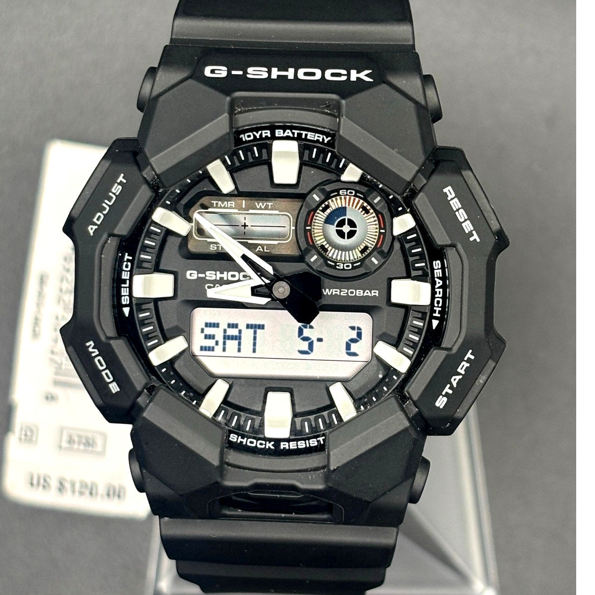 Casio G-Shock GA010-1A Carbon Core Guard Analog Digital 200M Men's Watch NIBWT