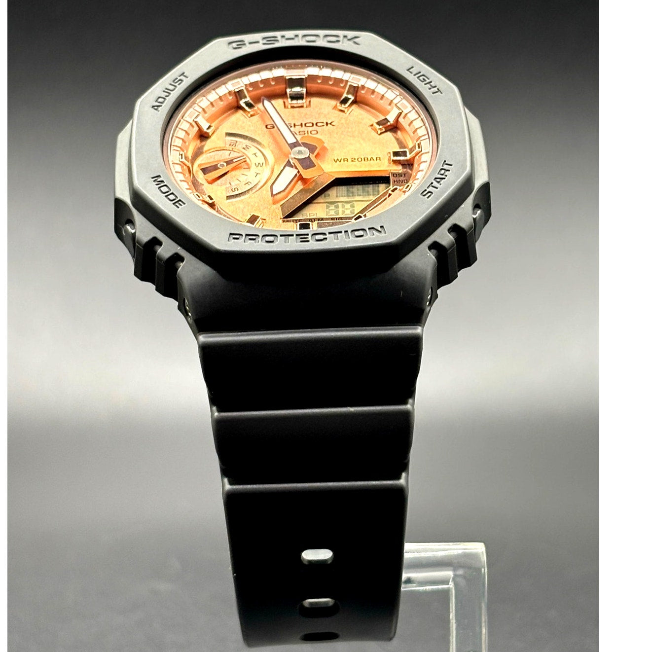 Casio G-Shock GMA-S2100MD-1A Women’s Rose Gold Dial Analog-Digital Watch NIB