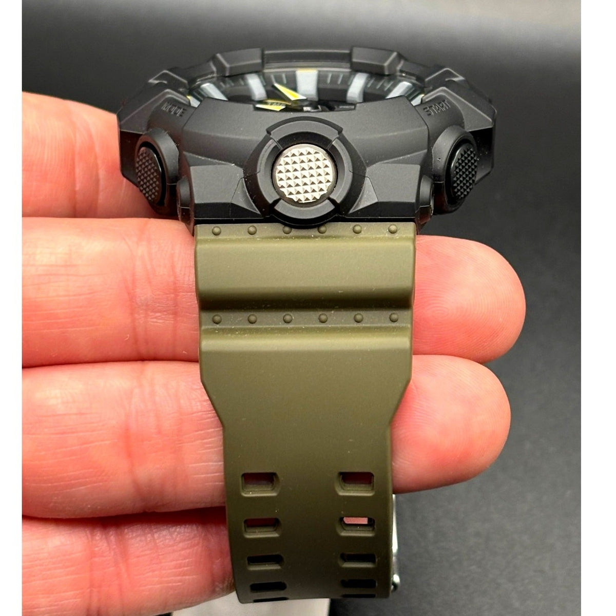 Casio G-Shock GA-710TU-1A3 Two-Tone Utility Olive Green Men’s Watch NIBWT