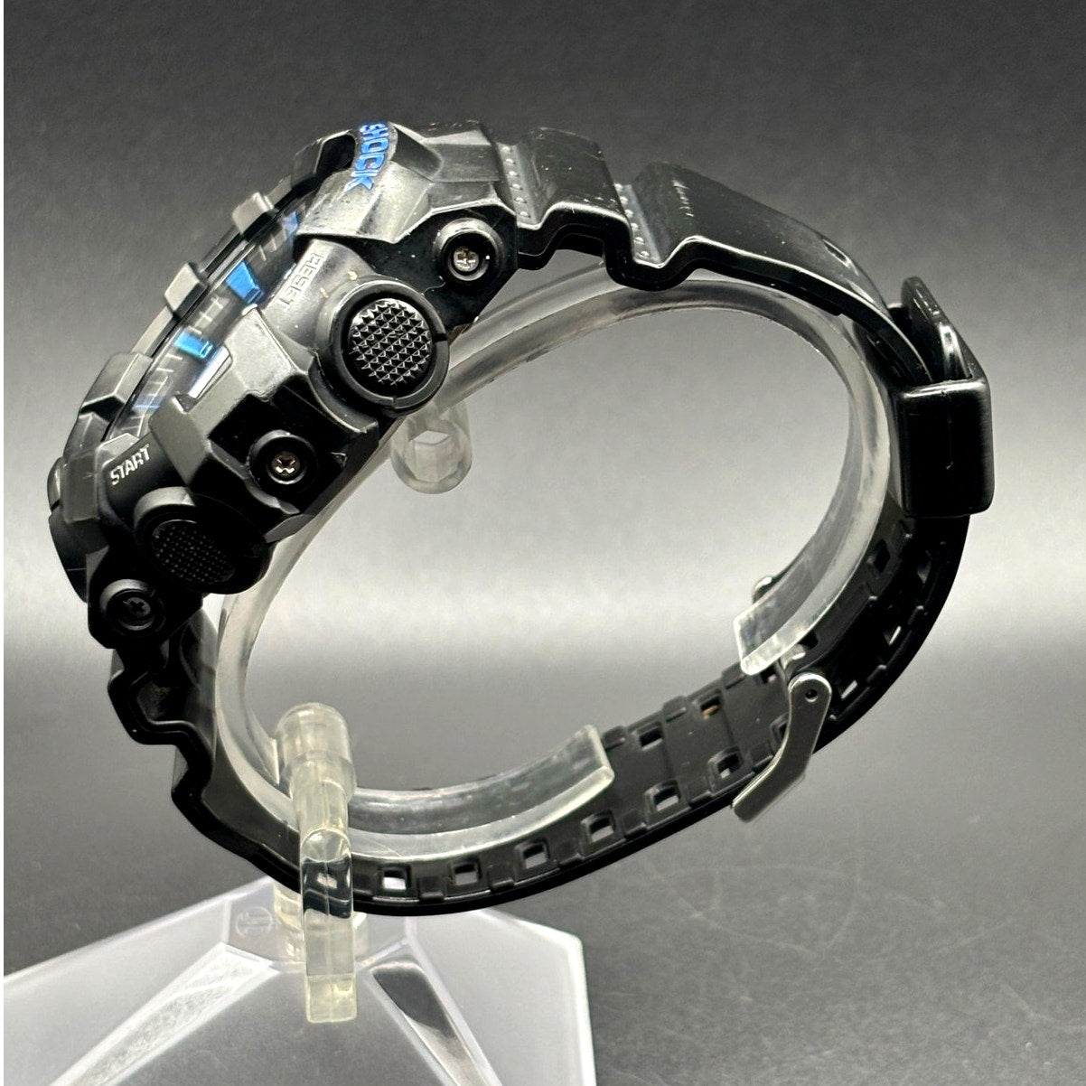 Casio G-Shock GA-710-1A2 Virtual Blue Analog Digital 200M Men’s Watch LED Light