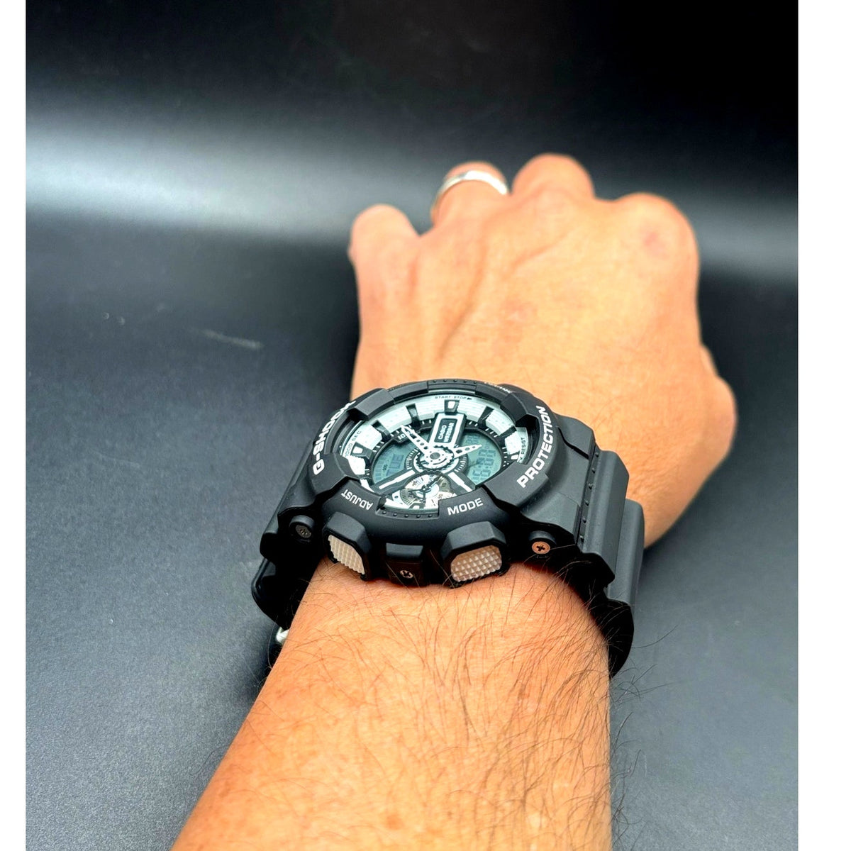 Casio G-Shock GA-110BW-1A Black White Analog Digital 200M Watch NWOT