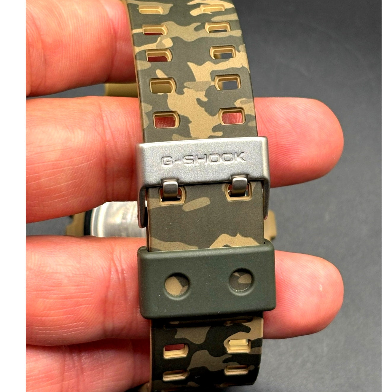 Casio G-Shock GA100CM-5A Camouflage Military Analog Digital Watch NIB