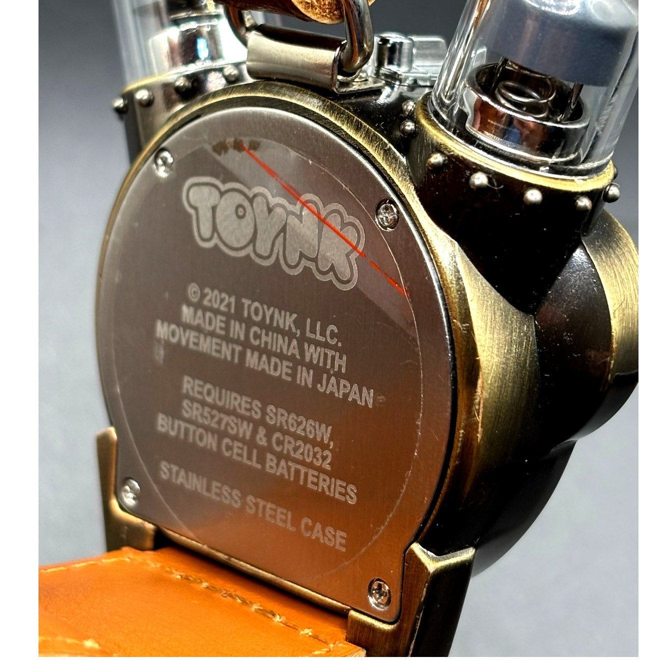 ThinkGeek Tesla Steampunk Analog Watch LED Vacuum Tube Design NEW