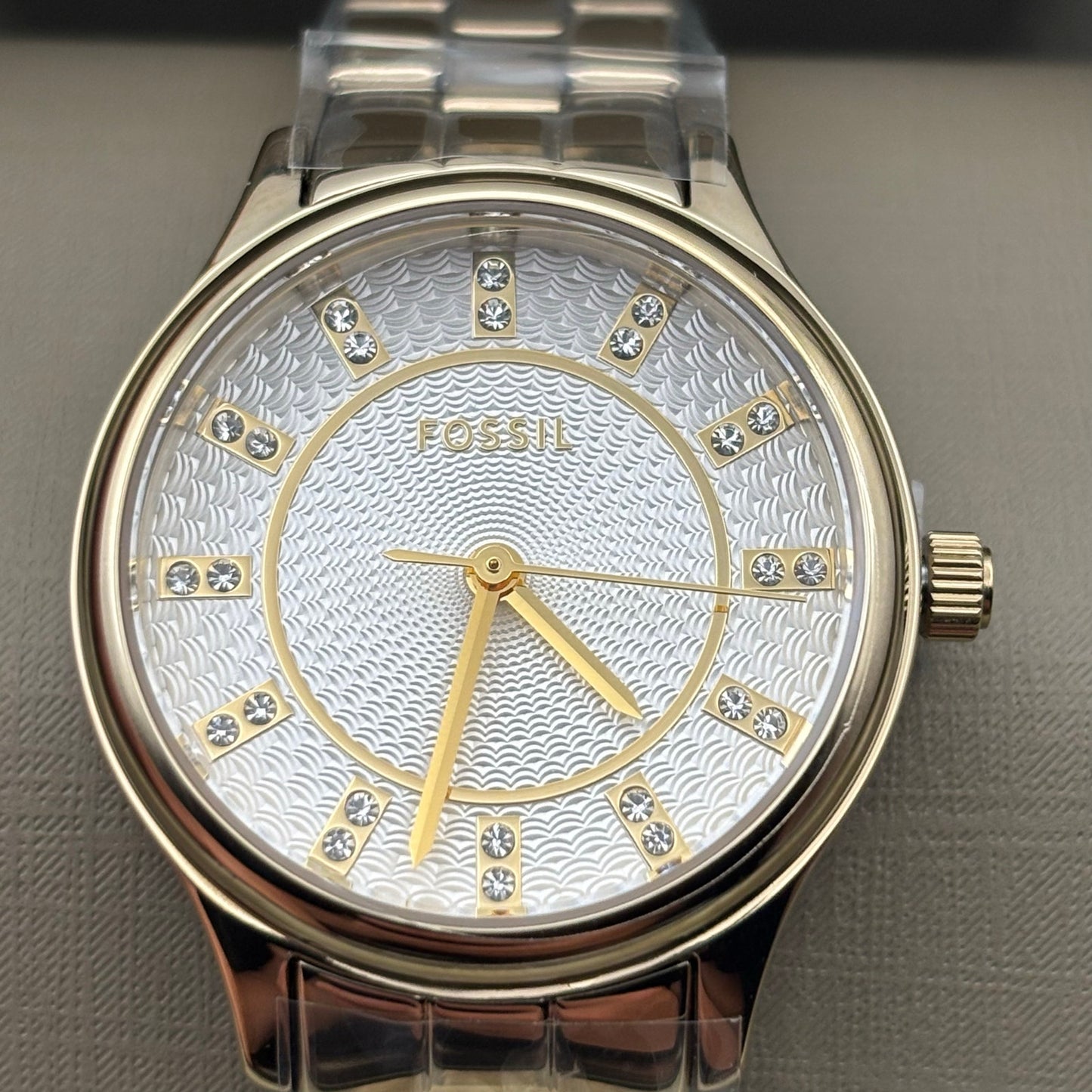 Fossil BQ3916 Women’s Modern Sophisticate 30mm Gold-Tone Stainless Steel – NWBT