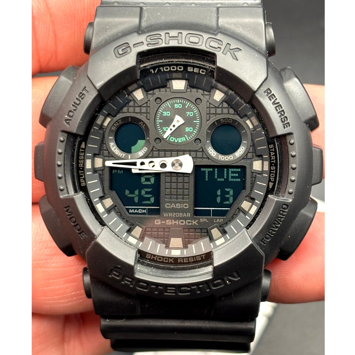Casio G-Shock GA100MB-1A Men's Black Analog Digital Shock NIBWT