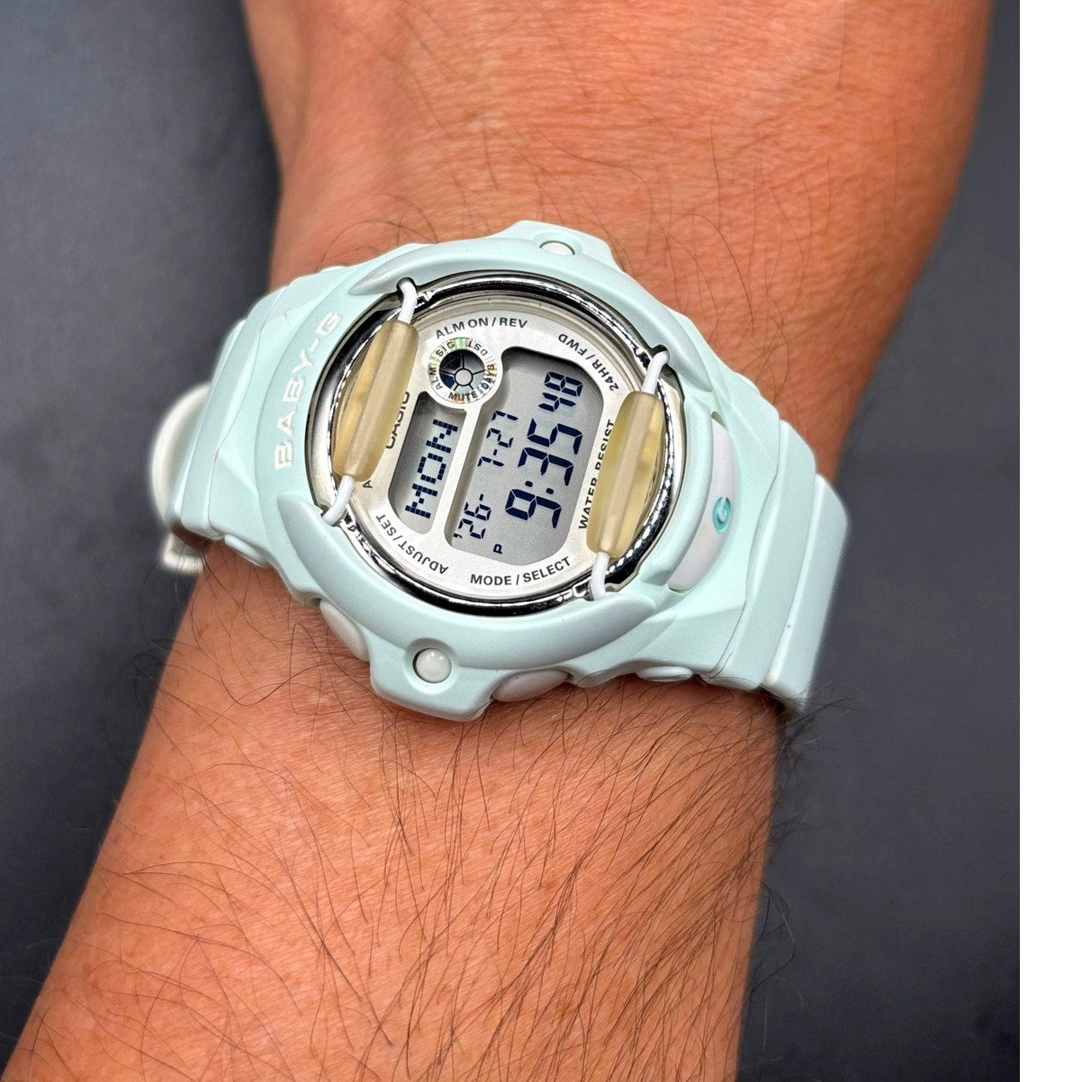 Casio Baby-G BG169U-3 Pastel Blue Digital 200M Women's Watch