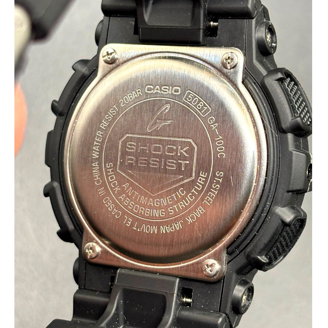 Casio G-Shock GA-100C-1A3 Black Green Analog Digital 200M 51mm Men's Watch NIB