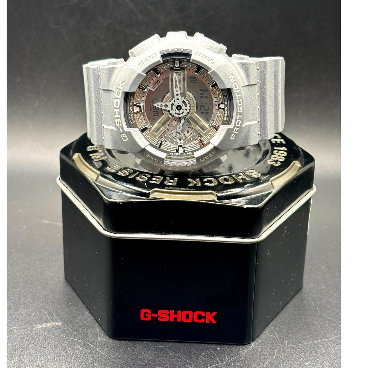 Casio G-Shock GA-110BC-8A Silver Men's Analog Digital Watch