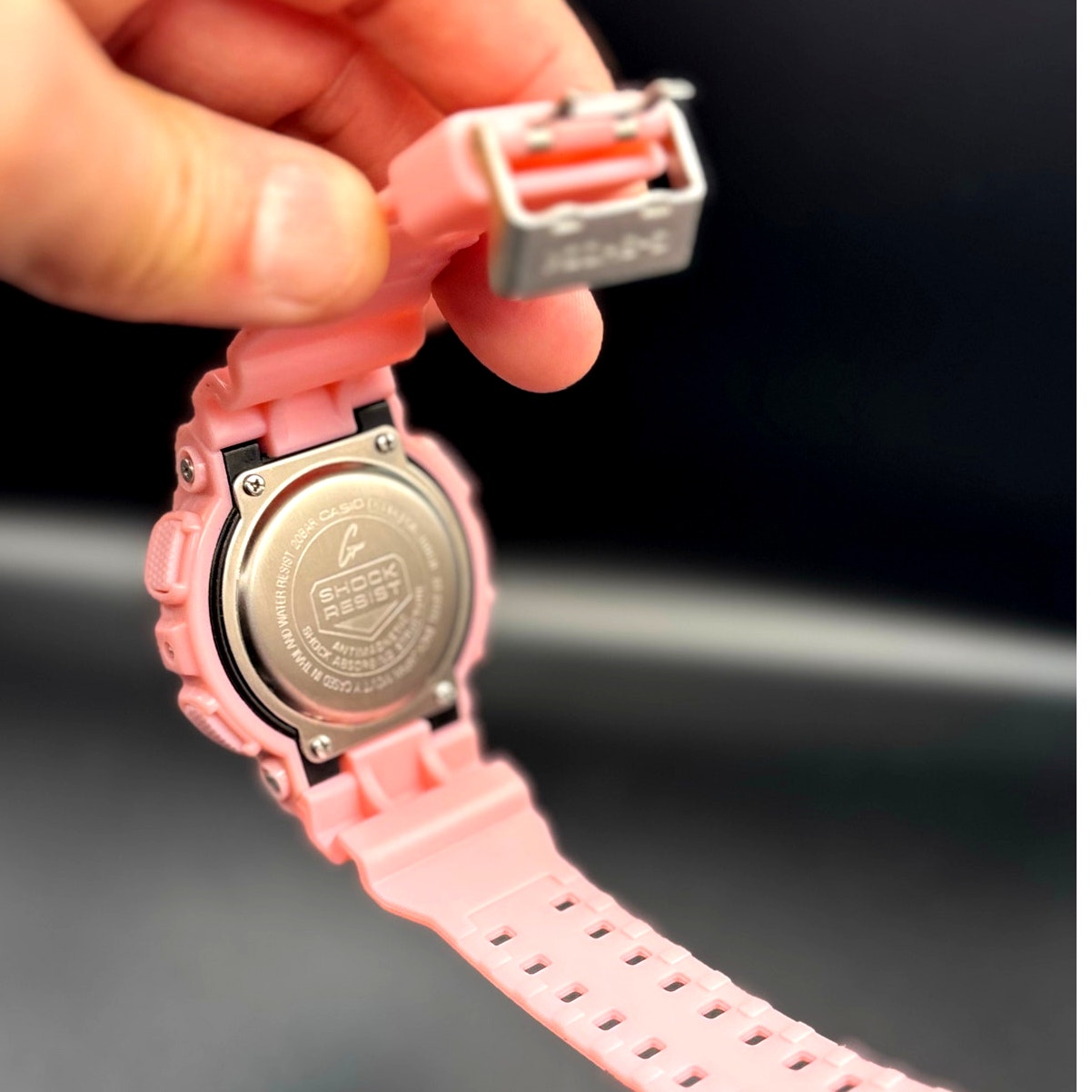 Casio G-Shock GMAS-110MP-4A2 Women’s Pink Analog Digital Watch NIBWT