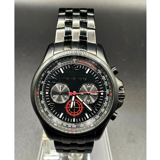 Michael Kors Pilot MK9127 Black Chronograph Steel 44mm Men’s Watch