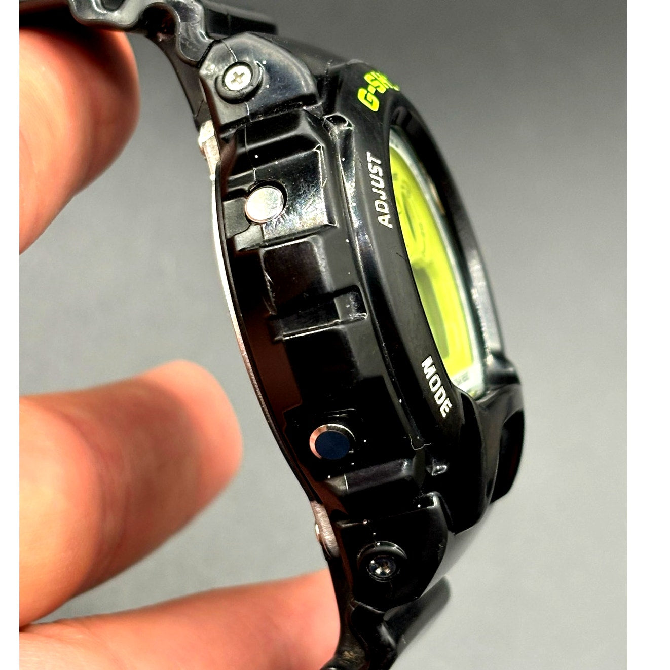 Casio G-Shock DW6900CS-1 Lime Green Glossy Black Digital Men's Watch