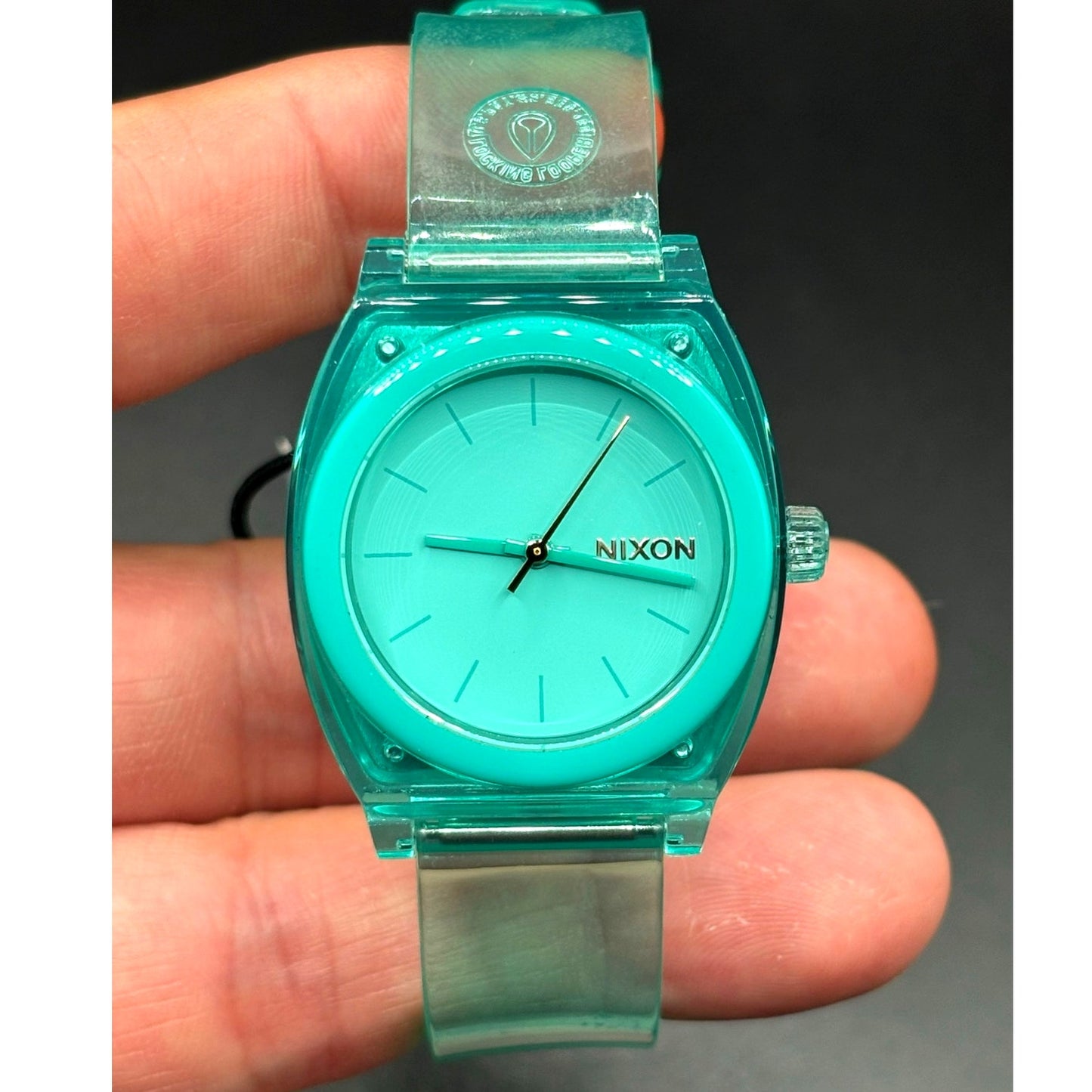 Nixon Medium Time Teller P A1215-309 Turquoise 31mm Watch NIBWT