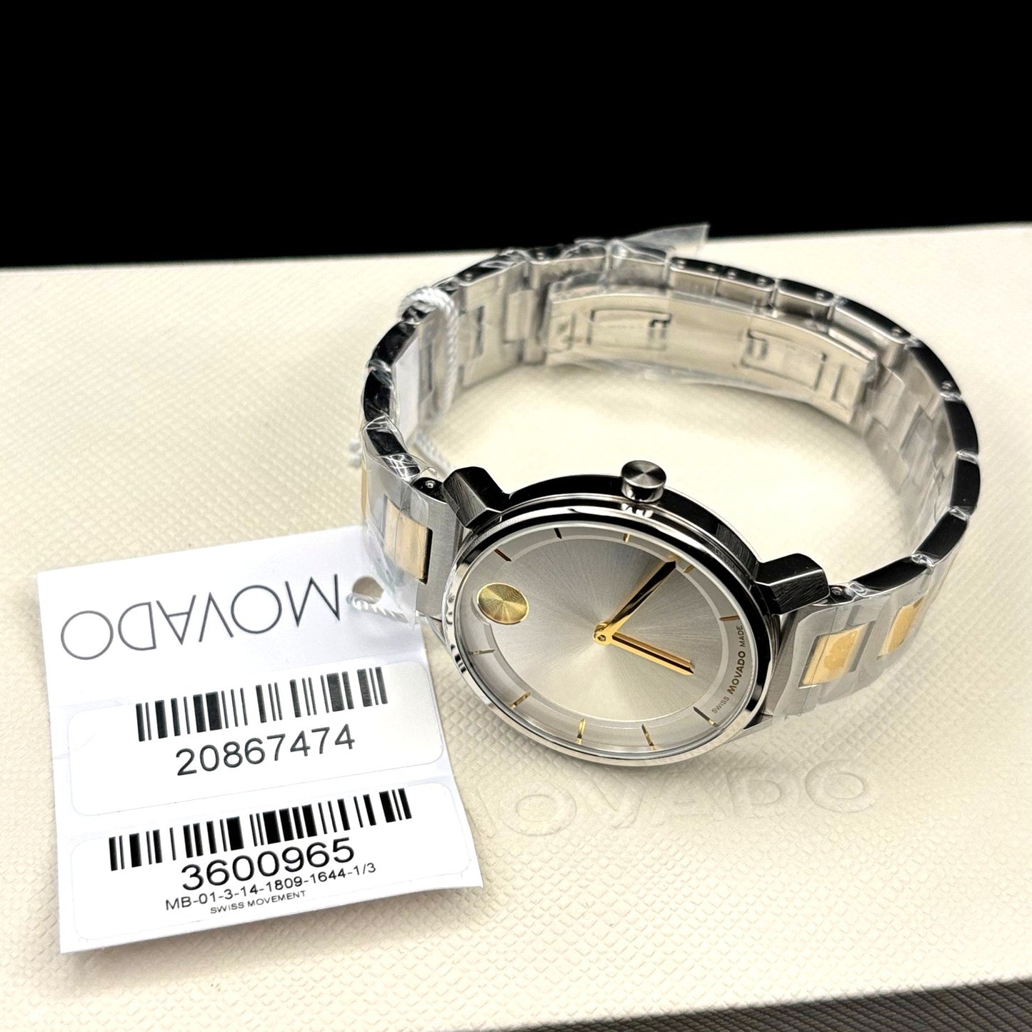 Movado Bold Access 3600965 Women’s Two-Tone Swiss Movement Stainless Steel Watch