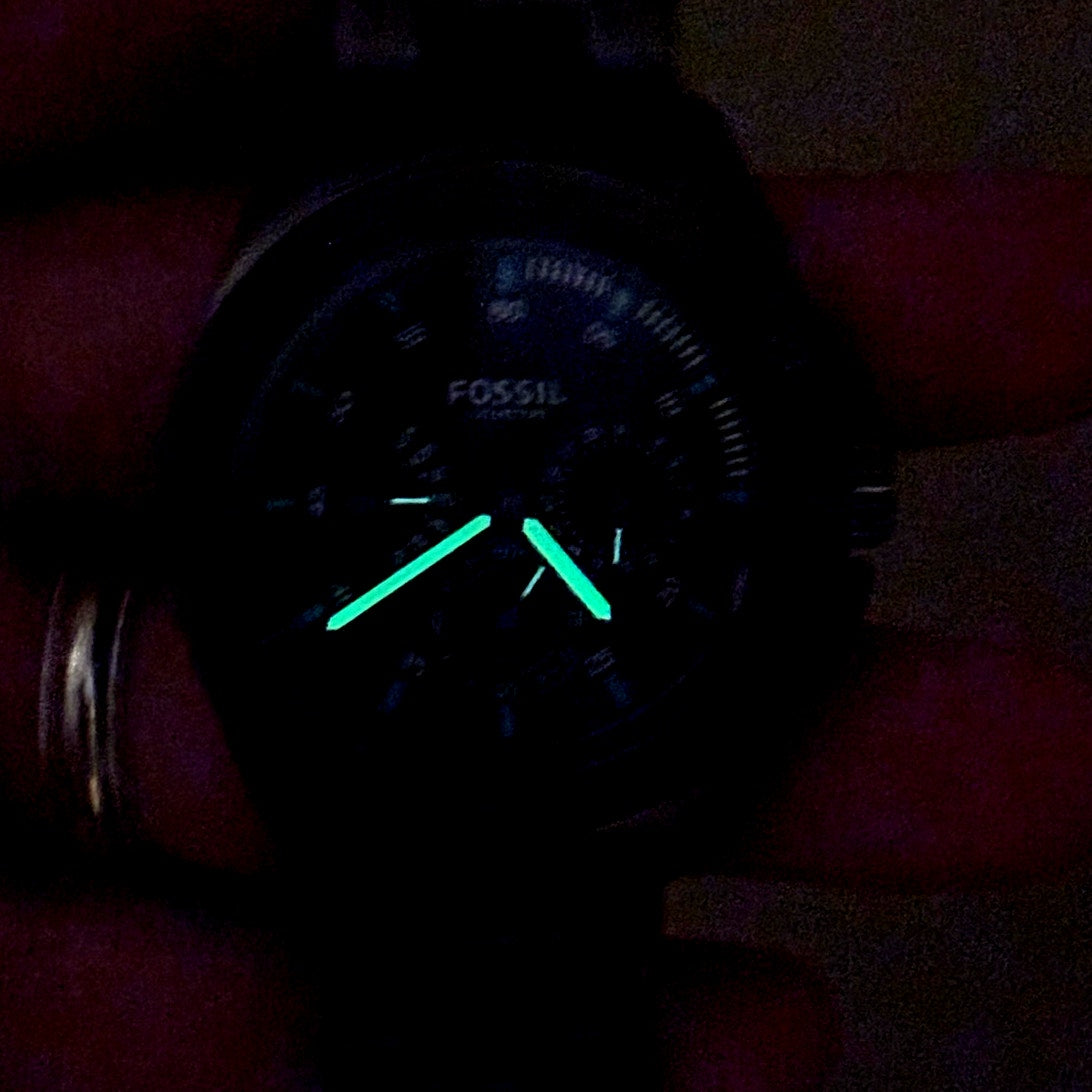 Fossil Sport 54 CH3035 Multifunction Black Blue 44mm Men’s Watch 100M