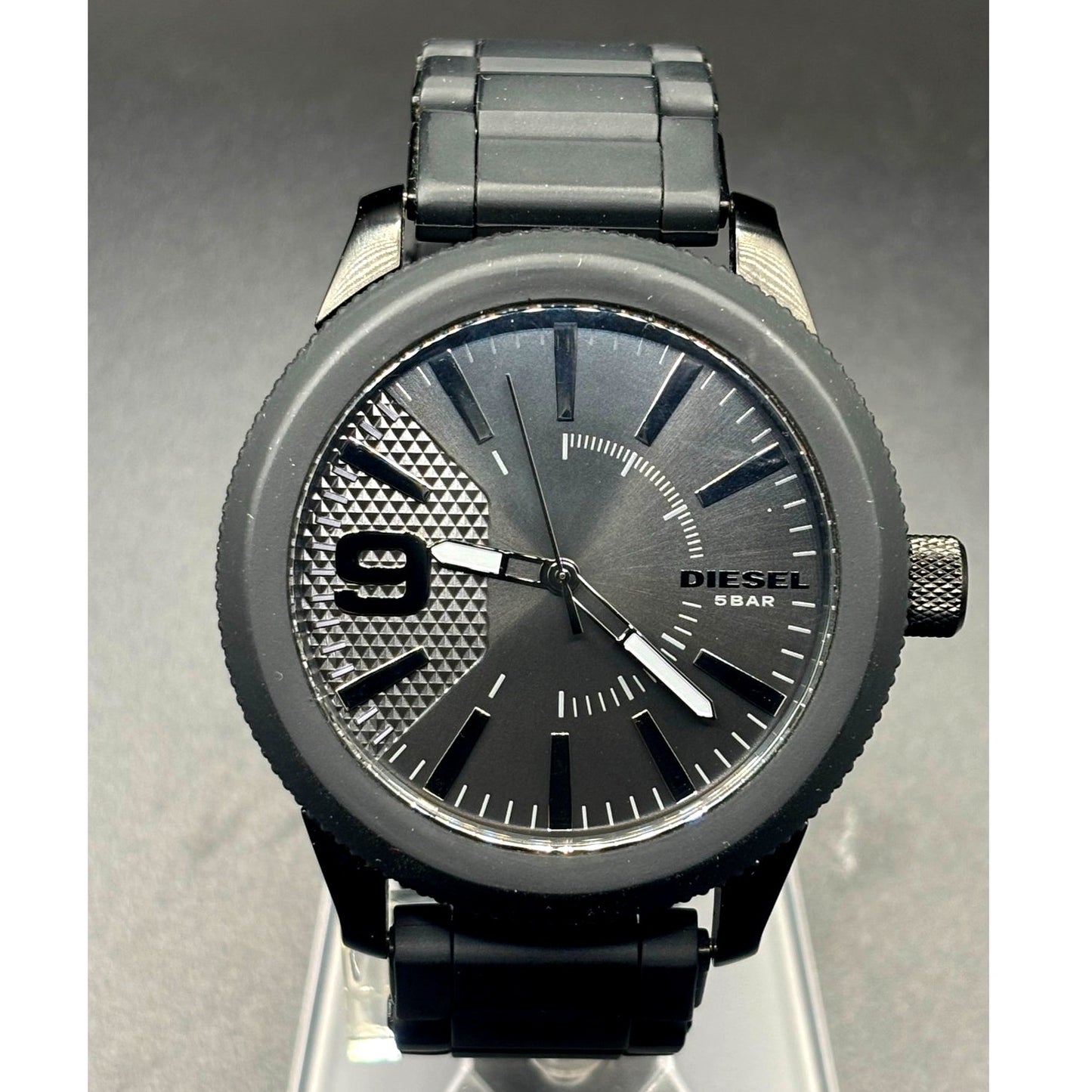 Diesel Rasp NSBB DZ1873 Men’s Black Stainless Steel 50mm Men's Watch