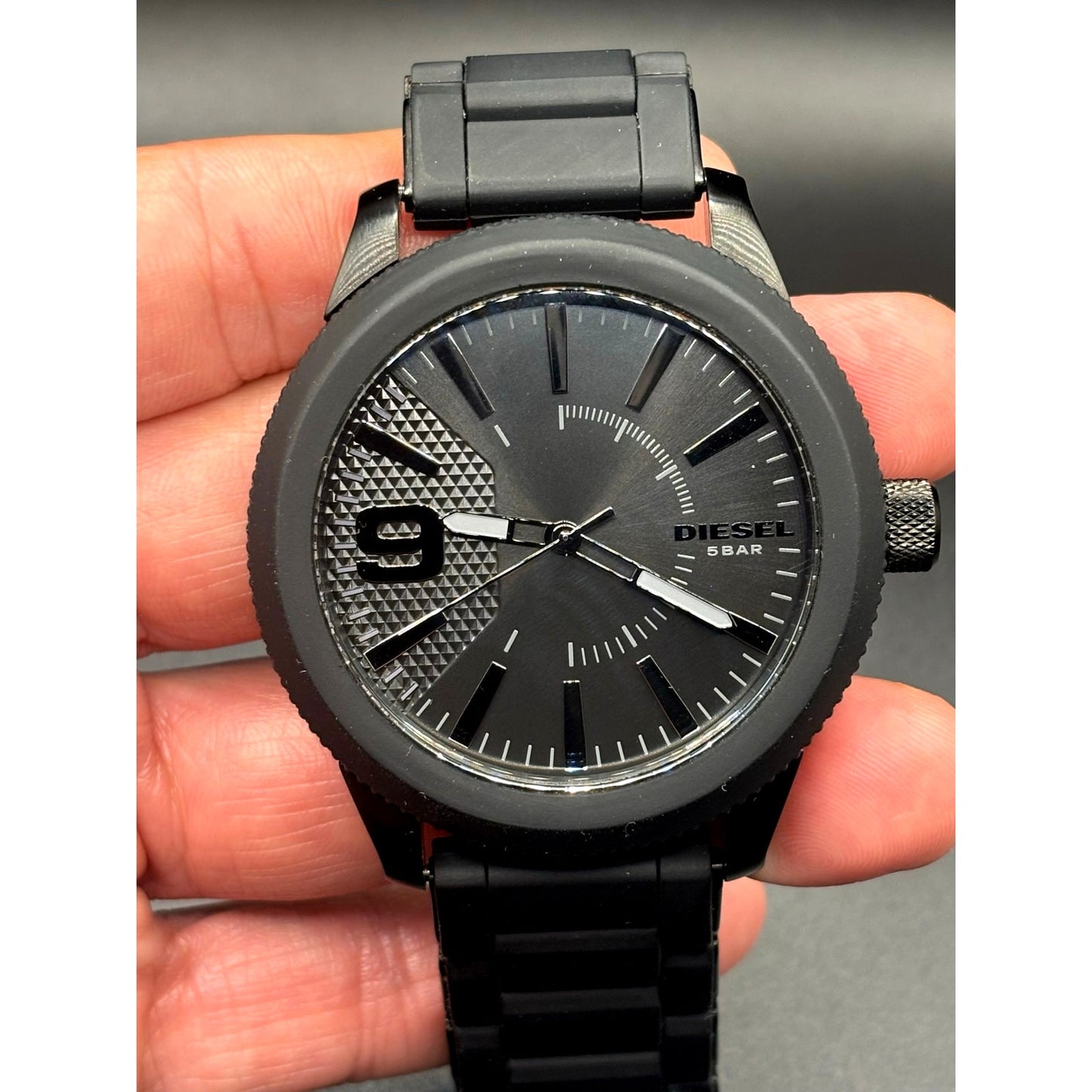 Diesel Rasp NSBB DZ1873 Men’s Black Stainless Steel 50mm Men's Watch